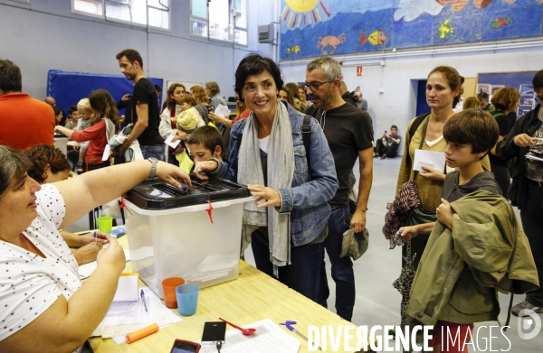 Referendum - barcelone - catalogne