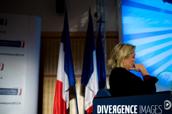 Marine Le Pen: conférence sur l économie, Paris, 25/01/2012