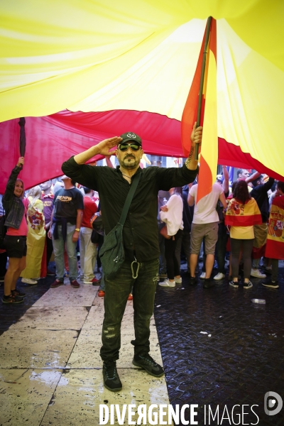 Barcelone 30-09 Anti indépendantiste de la droite et de l extrème droite