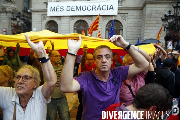 Barcelone 30-09 Anti indépendantiste de la droite et de l extrème droite