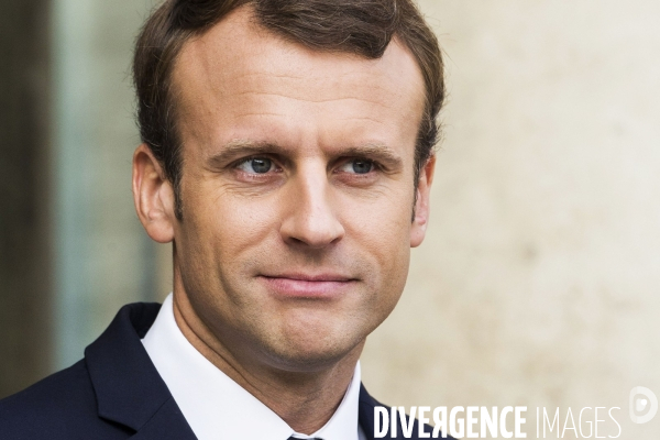 Portraits du Président de la République Emmanuel Macron.