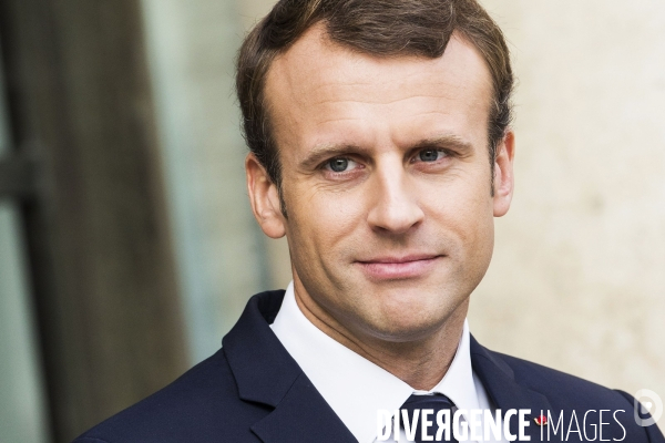 Portraits du Président de la République Emmanuel Macron.