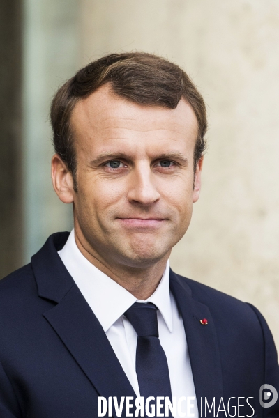 Portraits du Président de la République Emmanuel Macron.