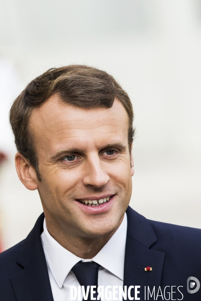 Portraits du Président de la République Emmanuel Macron.