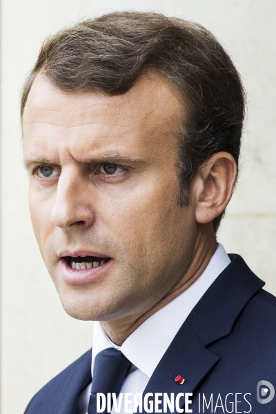 Portraits du Président de la République Emmanuel Macron.