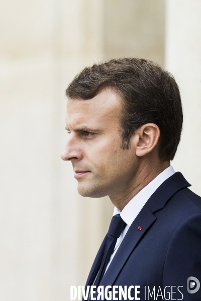 Portraits du Président de la République Emmanuel Macron.