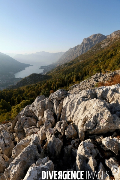 Coucher de soleil sur les Bouches de Kotor