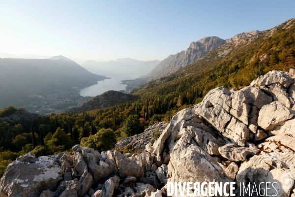 Coucher de soleil sur les Bouches de Kotor