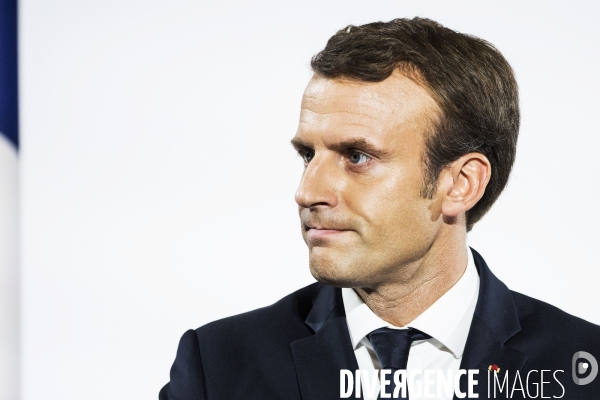 Remerciements du Président de la République Emmanuel MACRON aux forces mobilisées contre les feux de forêt et les ouragans.