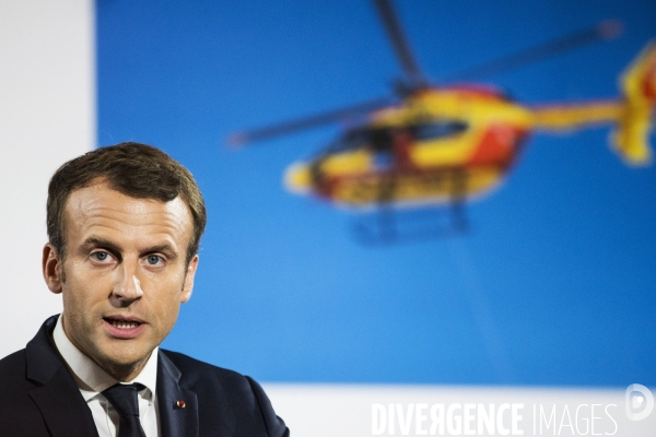 Remerciements du Président de la République Emmanuel MACRON aux forces mobilisées contre les feux de forêt et les ouragans.