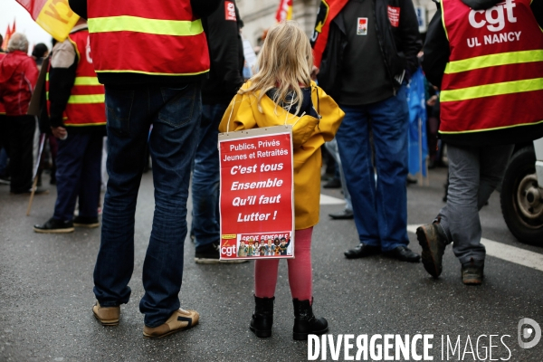 Manifestation des fonctionnaires