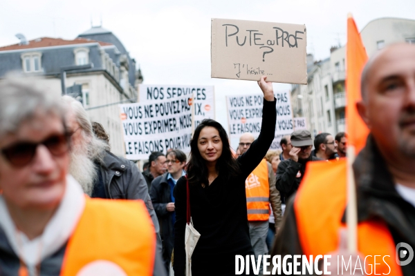 Manifestation des fonctionnaires