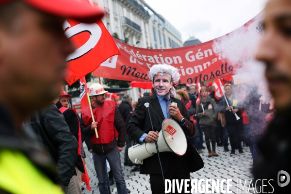 Manifestation des fonctionnaires