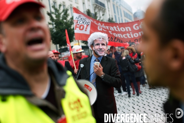 Manifestation des fonctionnaires