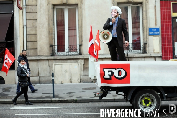 Manifestation des fonctionnaires