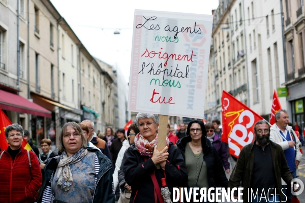 Manifestation des fonctionnaires