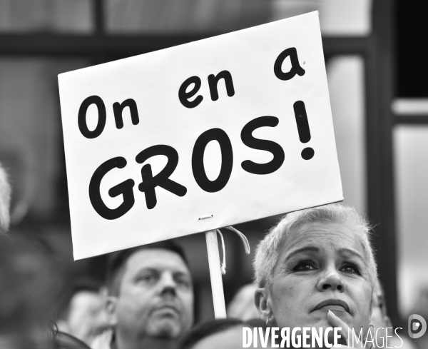 Manifestation contre la réforme du Code du travail à Paris.
