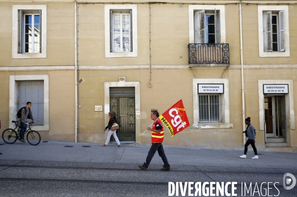 Manifestation unitaire des fonctionnaires à Montpellier