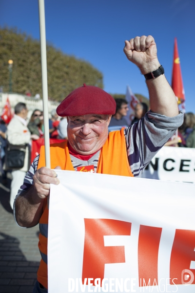 Manifestation unitaire des fonctionnaires à Montpellier