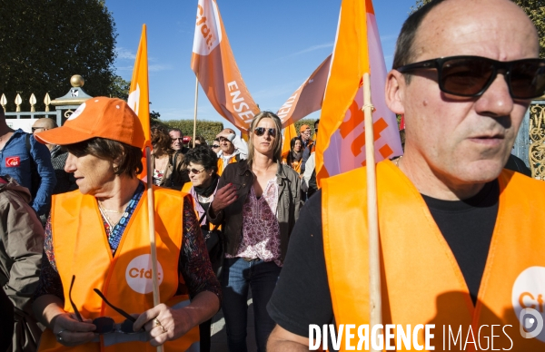 Manifestation unitaire des fonctionnaires à Montpellier