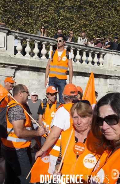 Manifestation unitaire des fonctionnaires à Montpellier