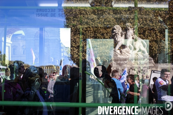 Manifestation unitaire des fonctionnaires à Montpellier