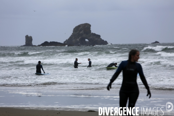 Surf à tillamook rock