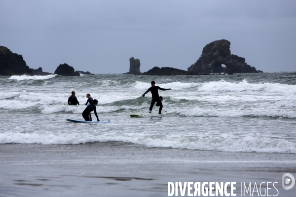 Surf à tillamook rock
