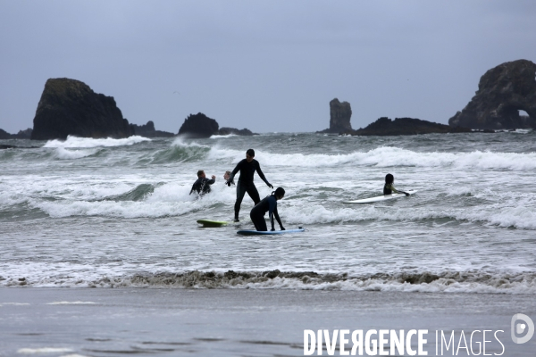 Surf à tillamook rock