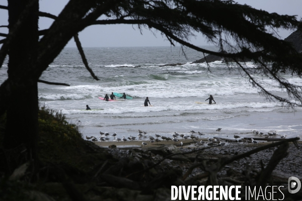 Surf à tillamook rock