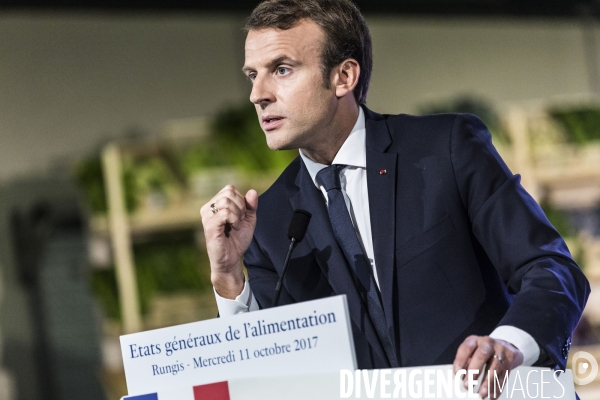 E. Macron, états généraux de l alimentation.