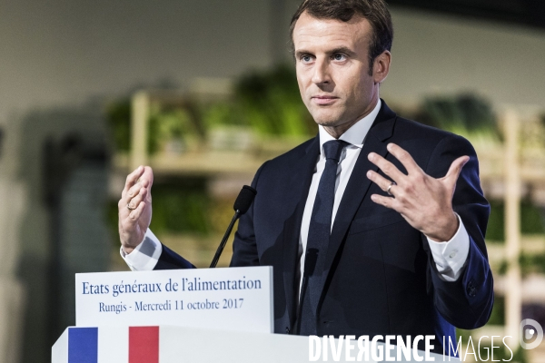 E. Macron, états généraux de l alimentation.