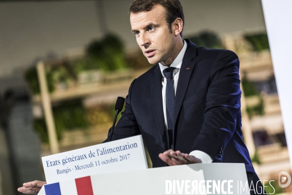 E. Macron, états généraux de l alimentation.