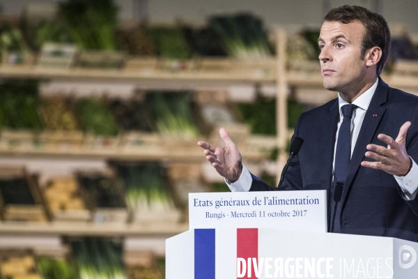 E. Macron, états généraux de l alimentation.