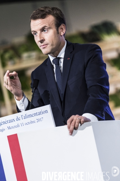 E. Macron, états généraux de l alimentation.