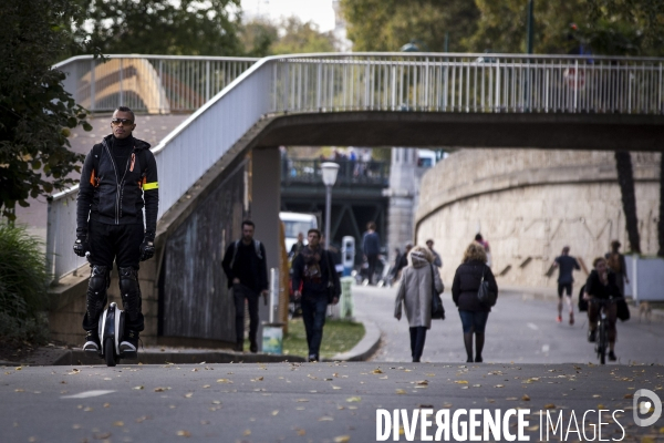 Les parisiens utilisent toutes les alternatives à la voiture pour se déplacer dans la capitale.