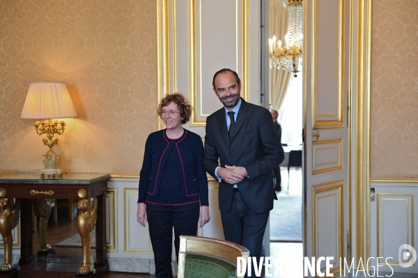 Edouard Philippe reçoit les partenaires sociaux