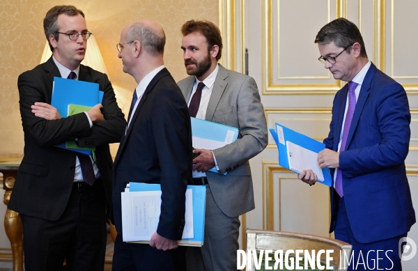 Edouard Philippe reçoit les partenaires sociaux