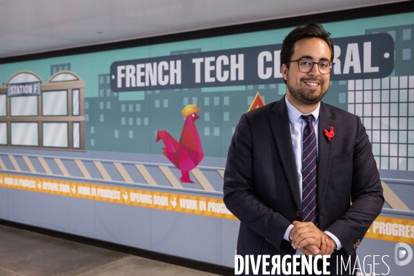 Mounir MAHJOUBI au lancement de la French Tech Diversité à la Station F.