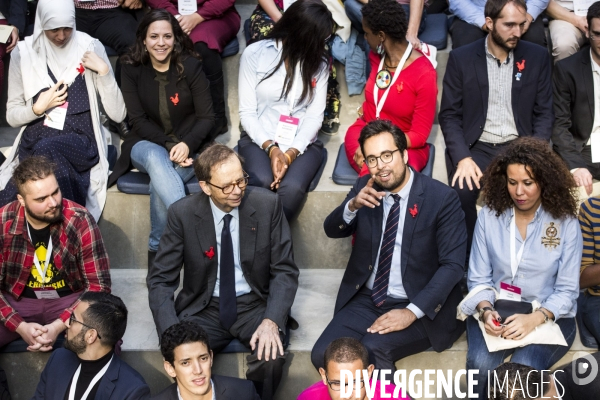 Mounir MAHJOUBI au lancement de la French Tech Diversité à la Station F.