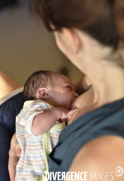 Maternité, premier jour du nourrisson. Maternity hospital, newborn s first day.