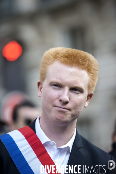 Manifestation contre la réforme du code du travail.