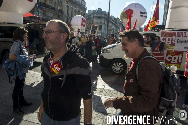 Manifestation contre la réforme du code du travail.