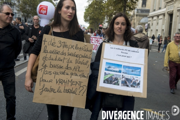 Manifestation contre la réforme du code du travail.