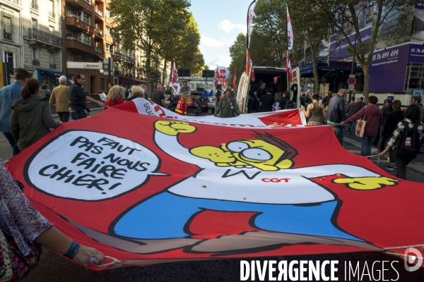 Manifestation contre la réforme du code du travail.