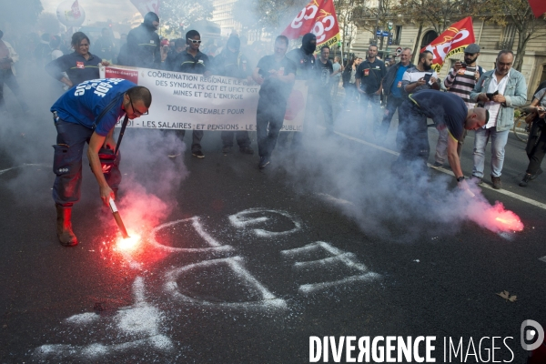 Manifestation contre la réforme du code du travail.