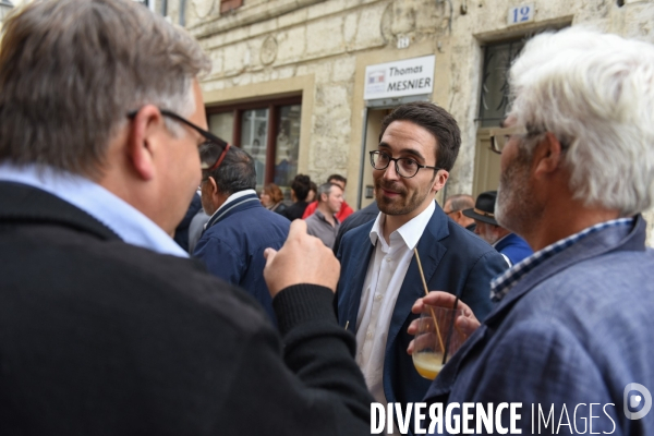 Thomas Mesnier. Député LRM dans sa circonscription.