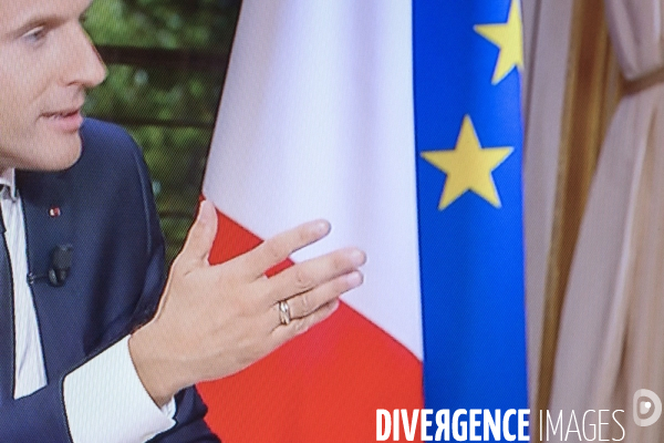 Emmanuel Macron : interview sur TF1 et LCI