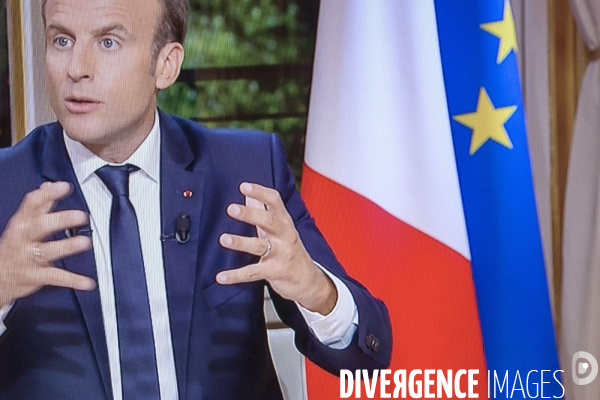 Emmanuel Macron : interview sur TF1 et LCI