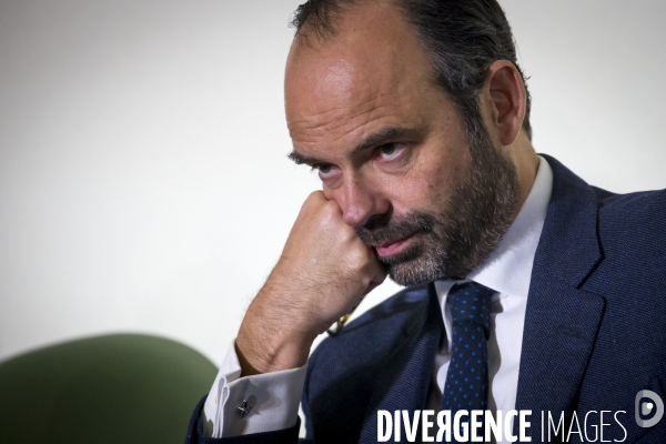 Edouard Philippe, Premier ministre, à Châlus